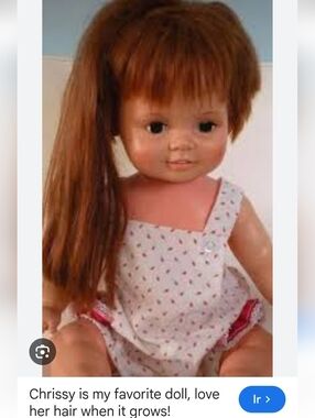 Chissy Baby Chey Redhead Doll in White Floral Dress - Classic Kids Toy